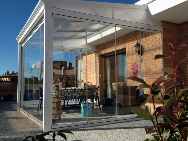 Cerramientos de terraza de aluminio