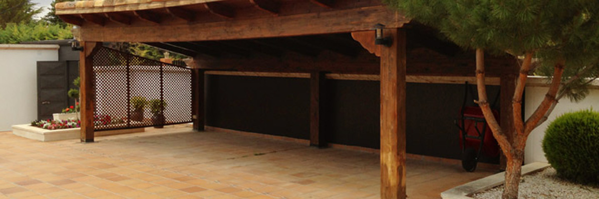 Techo fijo de madera para Parking Exterior Techo fijo de madera para Parking Exterior