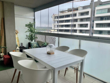 cerramiento balcón cortina cristal abatible