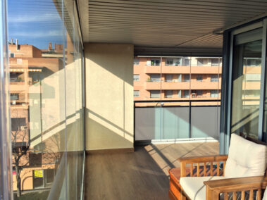 cerramiento cortina cristal abatible