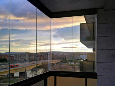 cortina cristal precio zaragoza