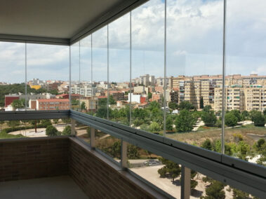 terraza cortina cristal