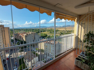 cerramiento cortina cristal atico