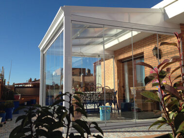 Techo móvil policarbonato