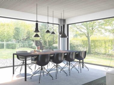 Puertas de aluminio practicables para terrazas