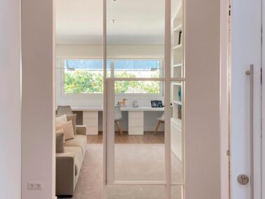 Separador de ambientes con cristal en zaragoza